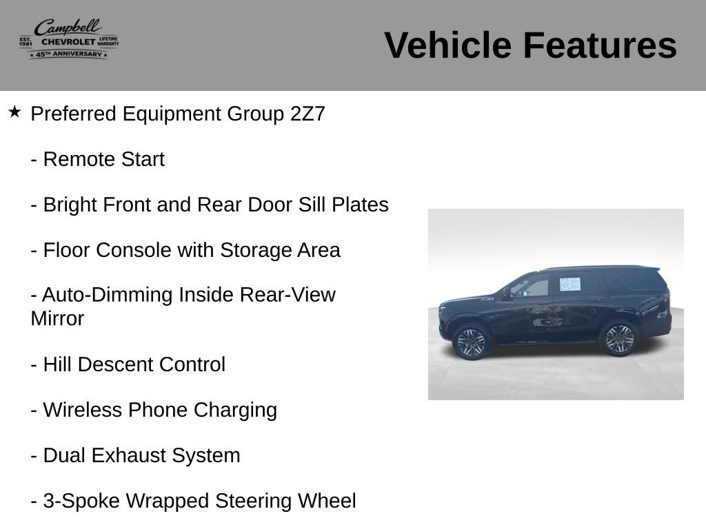 Used 2025 Chevrolet Tahoe Z71 AWD/4WD image 10