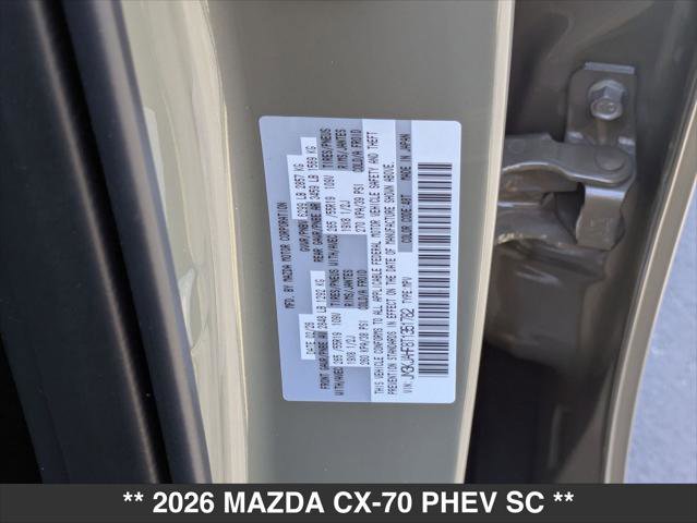 New 2026 MAZDA CX-70 SC AWD/4WD image 15