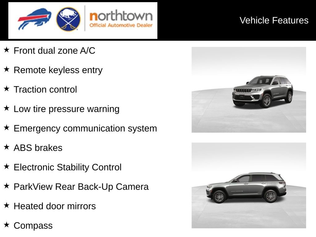 New 2025 Jeep Grand Cherokee Laredo X AWD/4WD image 4