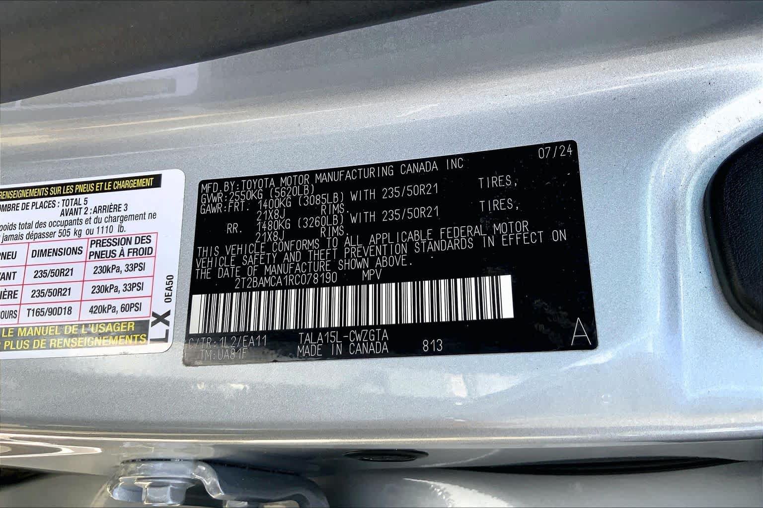 Certified 2024 Lexus RX 350 Premium w/ Cold Area Package AWD/4WD image 33