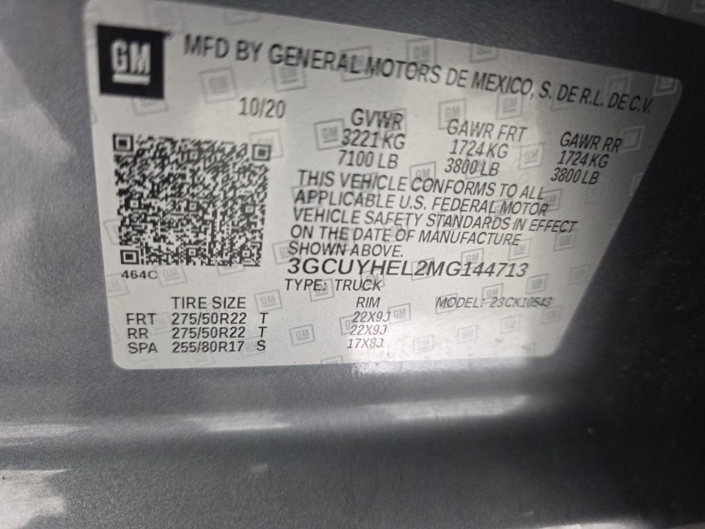 Used 2021 Chevrolet Silverado 1500 High Country w/ Technology Package AWD/4WD image 13