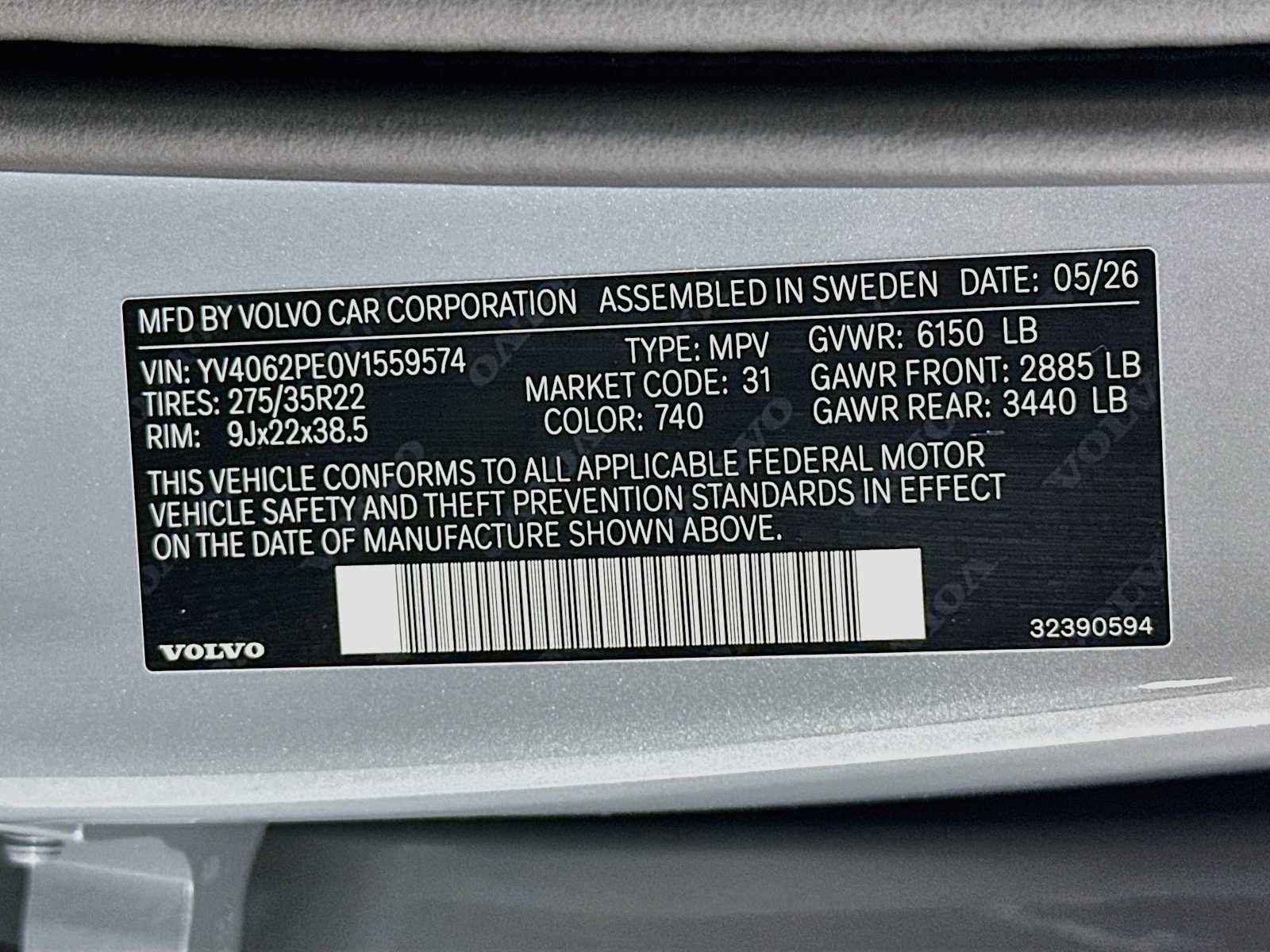 New 2027 Volvo XC90 B6 Plus AWD/4WD image 31