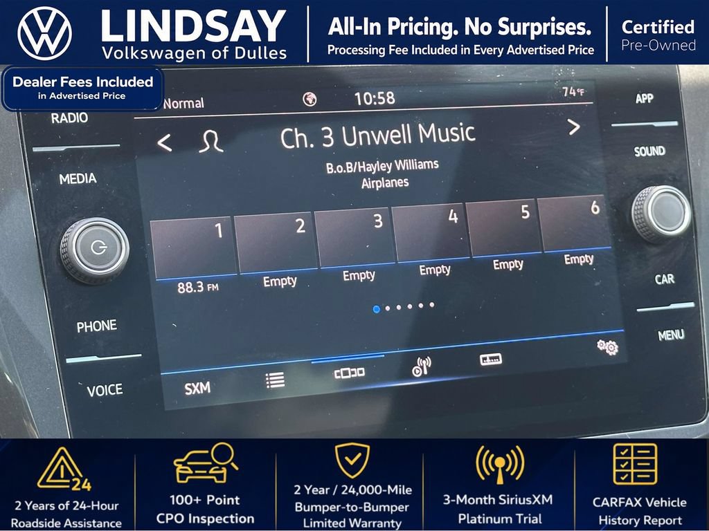 Certified 2024 Volkswagen Tiguan SE R-Line AWD/4WD image 17