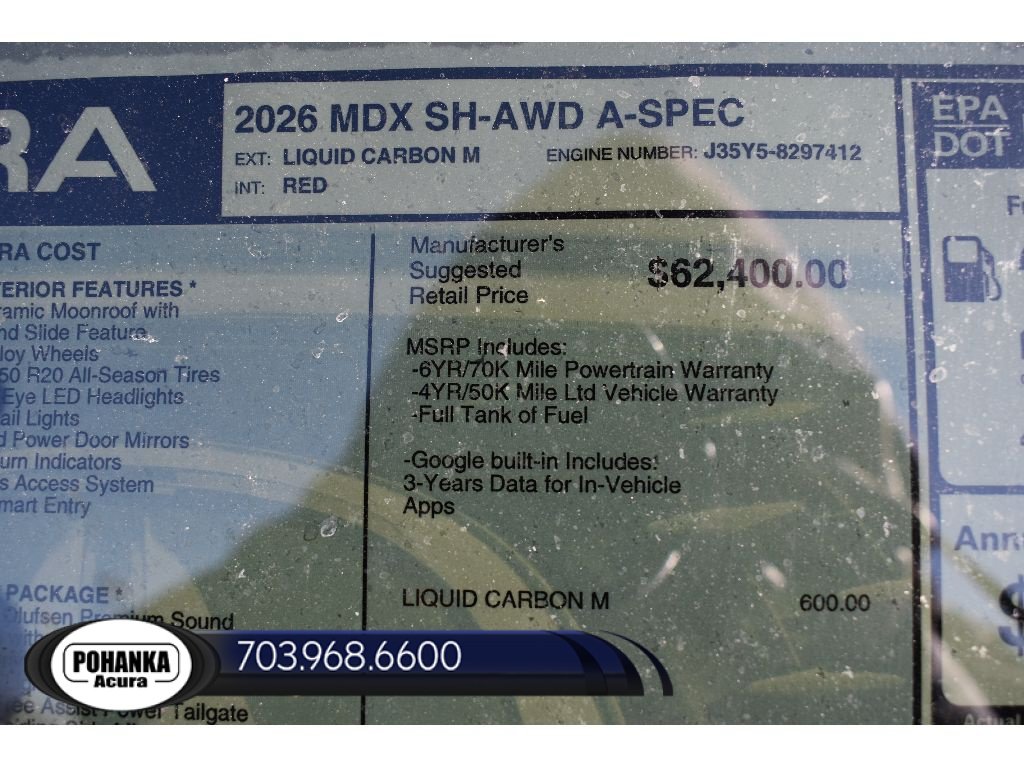 New 2026 Acura MDX A-Spec AWD/4WD image 41