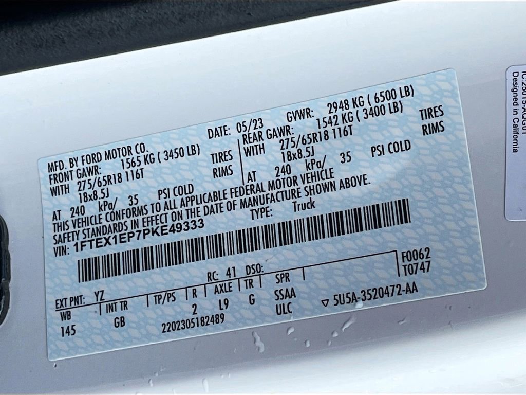 Used 2023 Ford F150 XL w/ STX Appearance Package image 31
