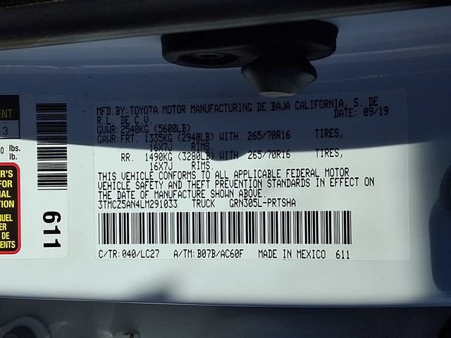 Used 2020 Toyota Tacoma TRD Off-Road w/ TRD Premium Off Road Package AWD/4WD image 35