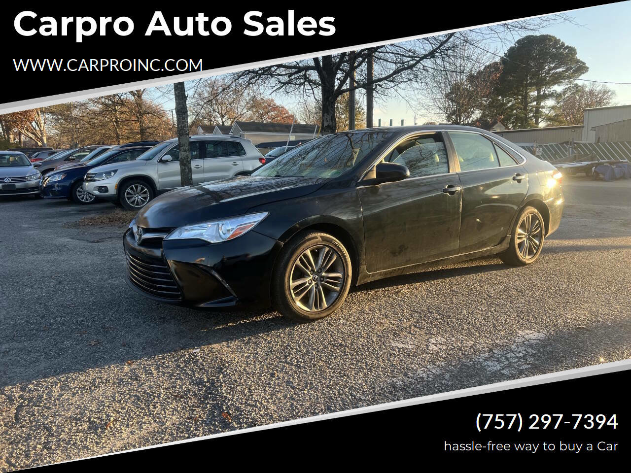 Used 2016 Toyota Camry SE image 1