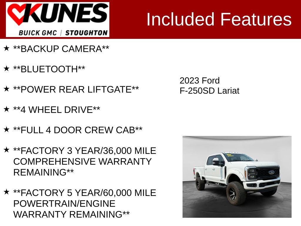 Used 2023 Ford F250 Lariat w/ Lariat Ultimate Package AWD/4WD image 2