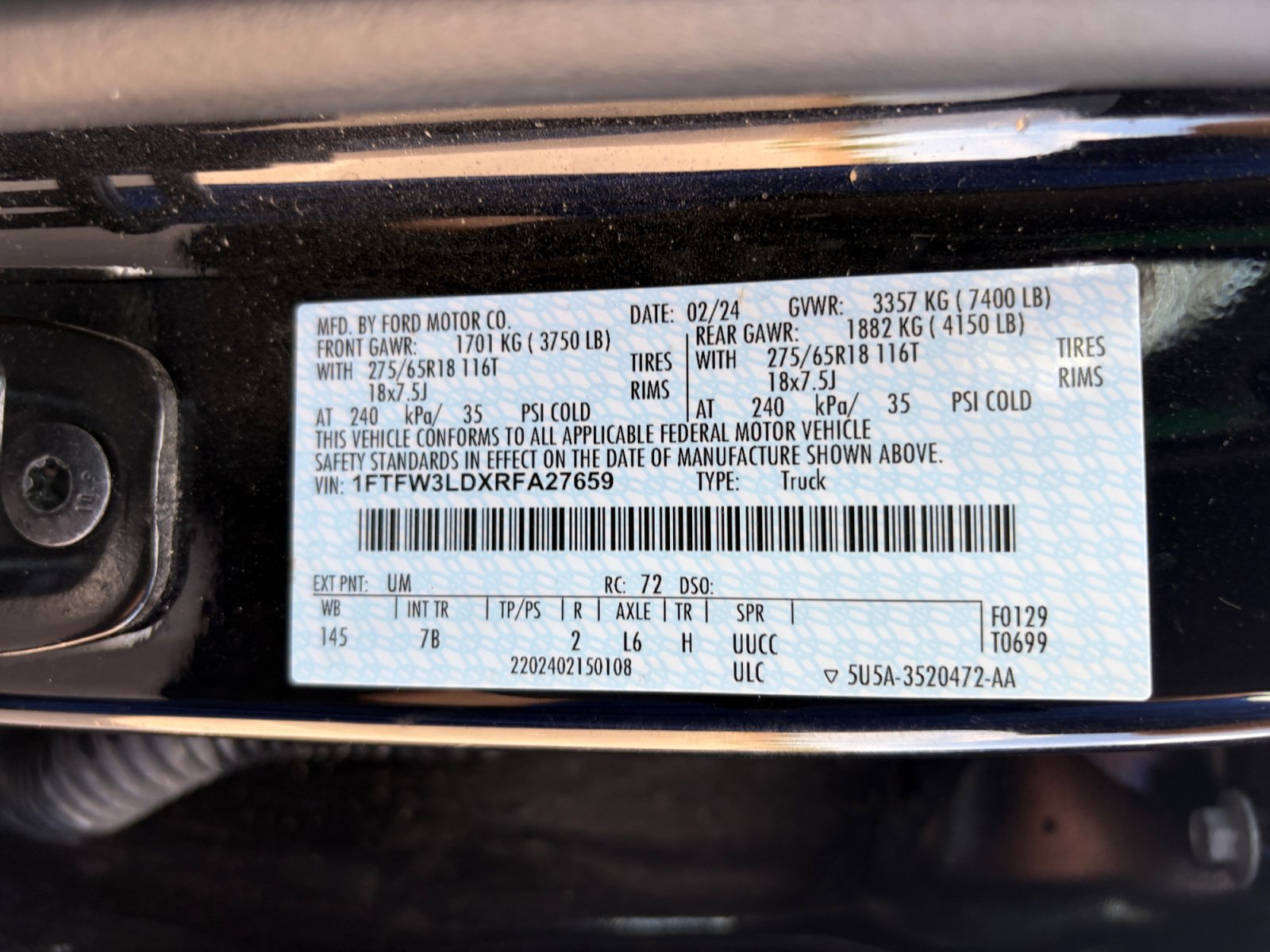 Used 2024 Ford F150 XLT w/ Mobile Office Package AWD/4WD image 31