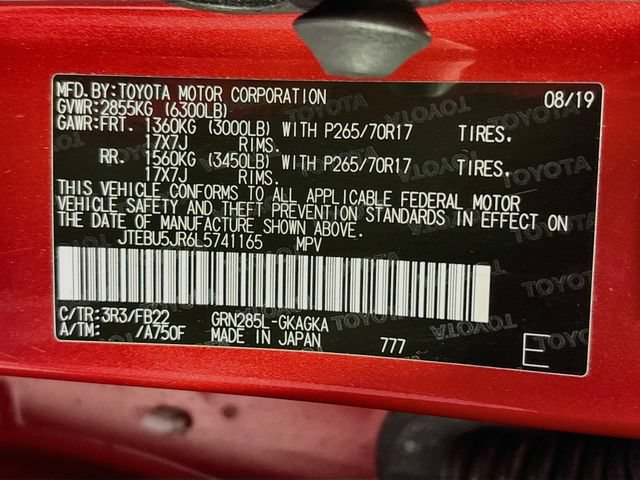 Used 2020 Toyota 4Runner SR5 AWD/4WD image 34