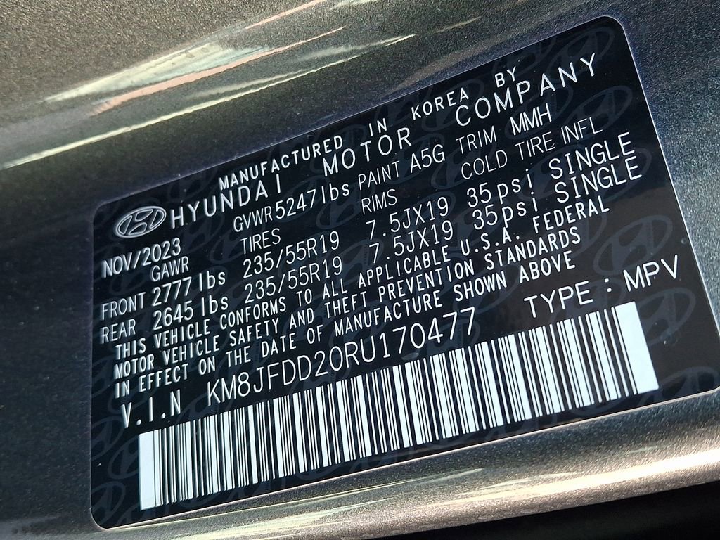 Certified 2024 Hyundai Tucson Limited image 28