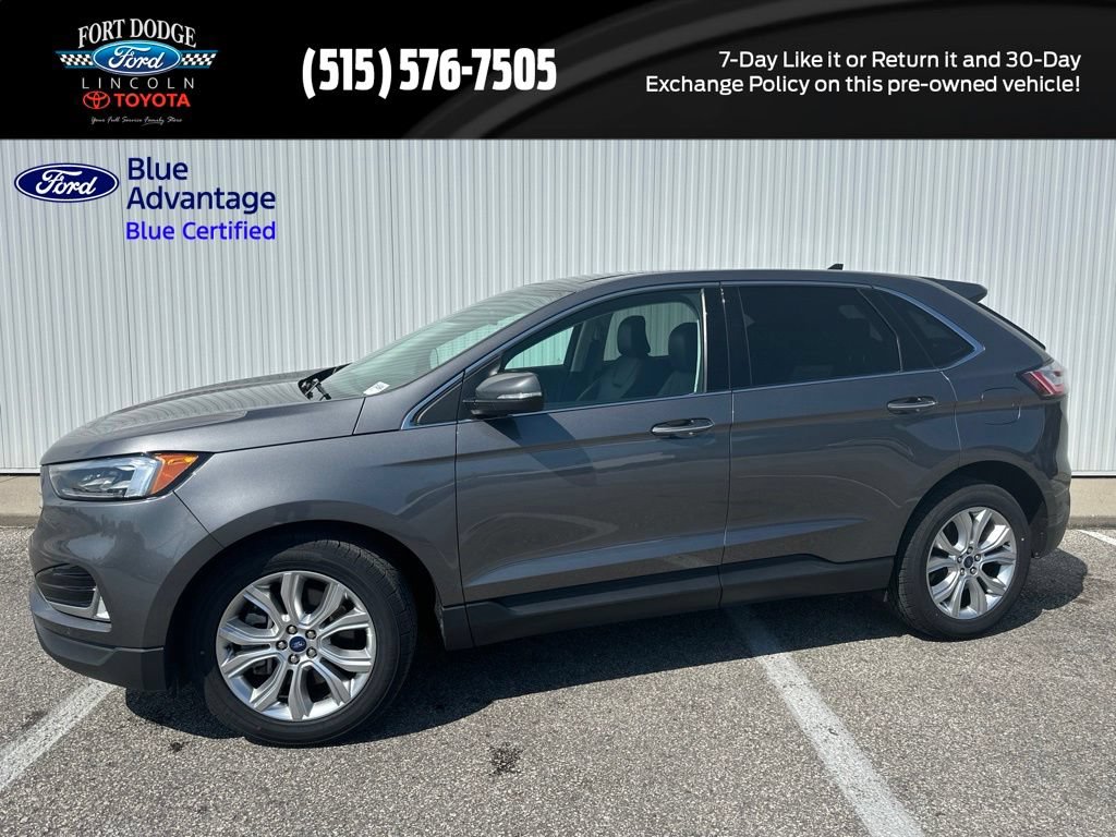 Certified 2022 Ford Edge Titanium w/ Equipment Group 301A AWD/4WD image 1