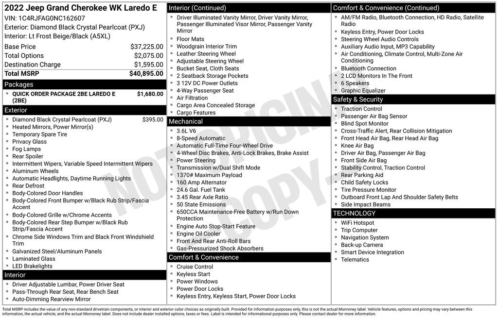 Used 2022 Jeep Grand Cherokee Laredo E image 22