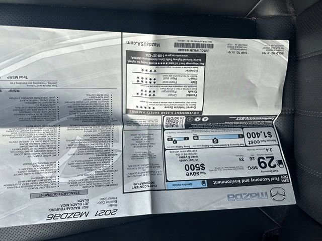 Used 2021 MAZDA MAZDA6 Touring image 14