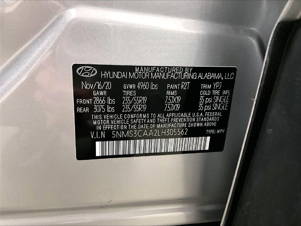 Used 2020 Hyundai Santa Fe SEL AWD/4WD image 19