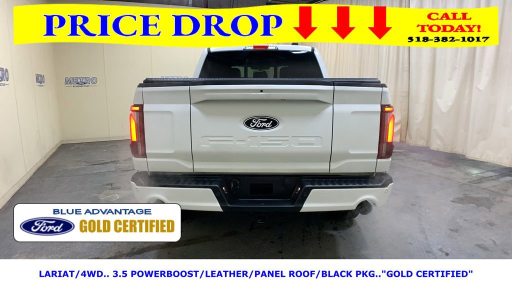 Certified 2025 Ford F150 Lariat w/ Equipment Group 502A High AWD/4WD image 4