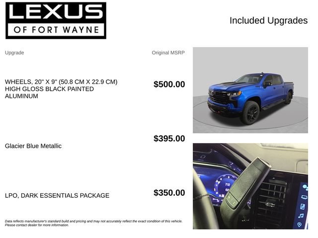Used 2023 Chevrolet Silverado 1500 LT Trail Boss w/ LPO, Dark Essentials Package AWD/4WD image 4