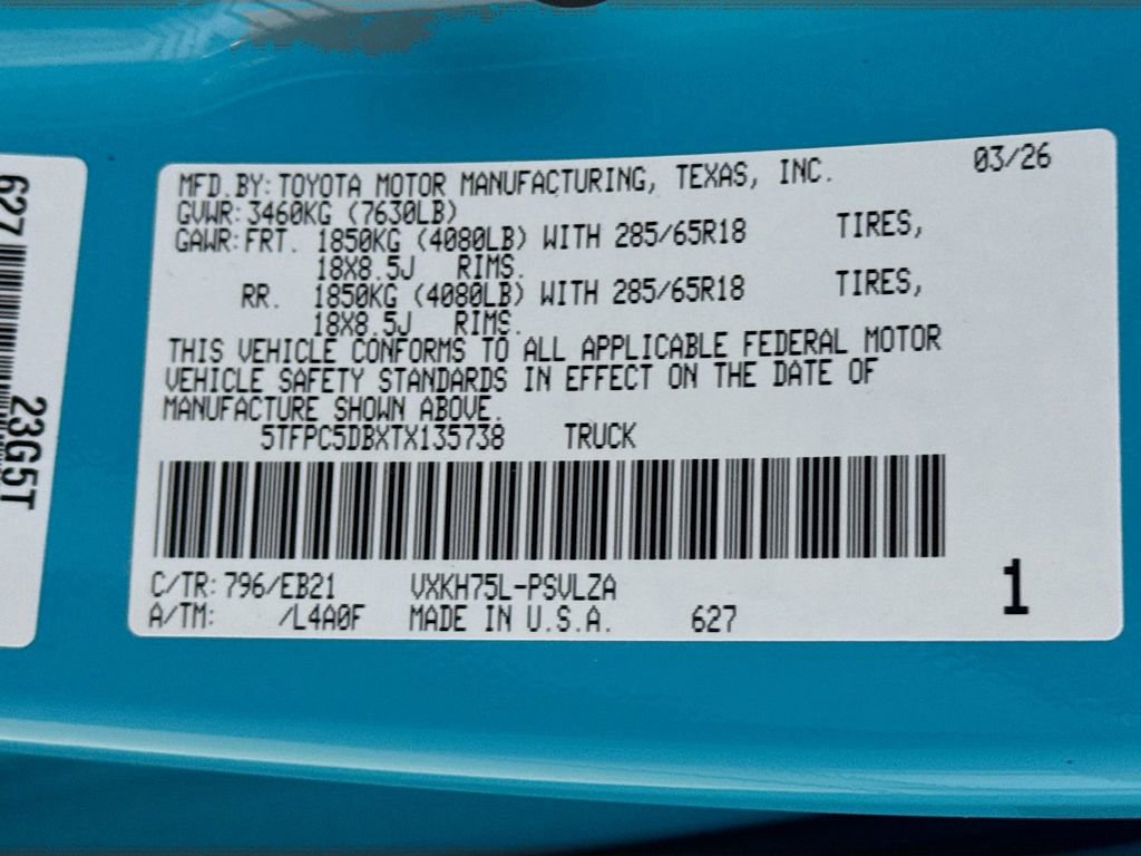 New 2026 Toyota Tundra TRD Pro image 29