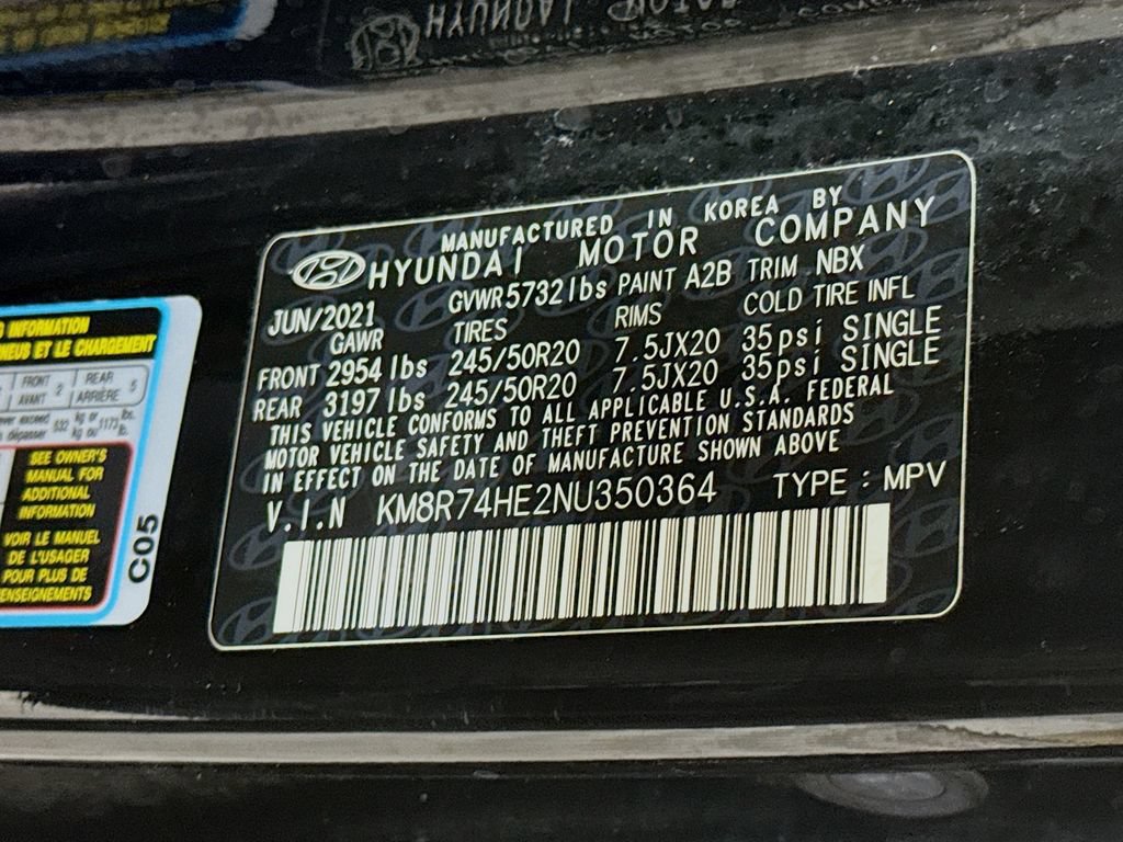 Certified 2022 Hyundai Palisade Calligraphy w/ Cargo Package FWD image 38