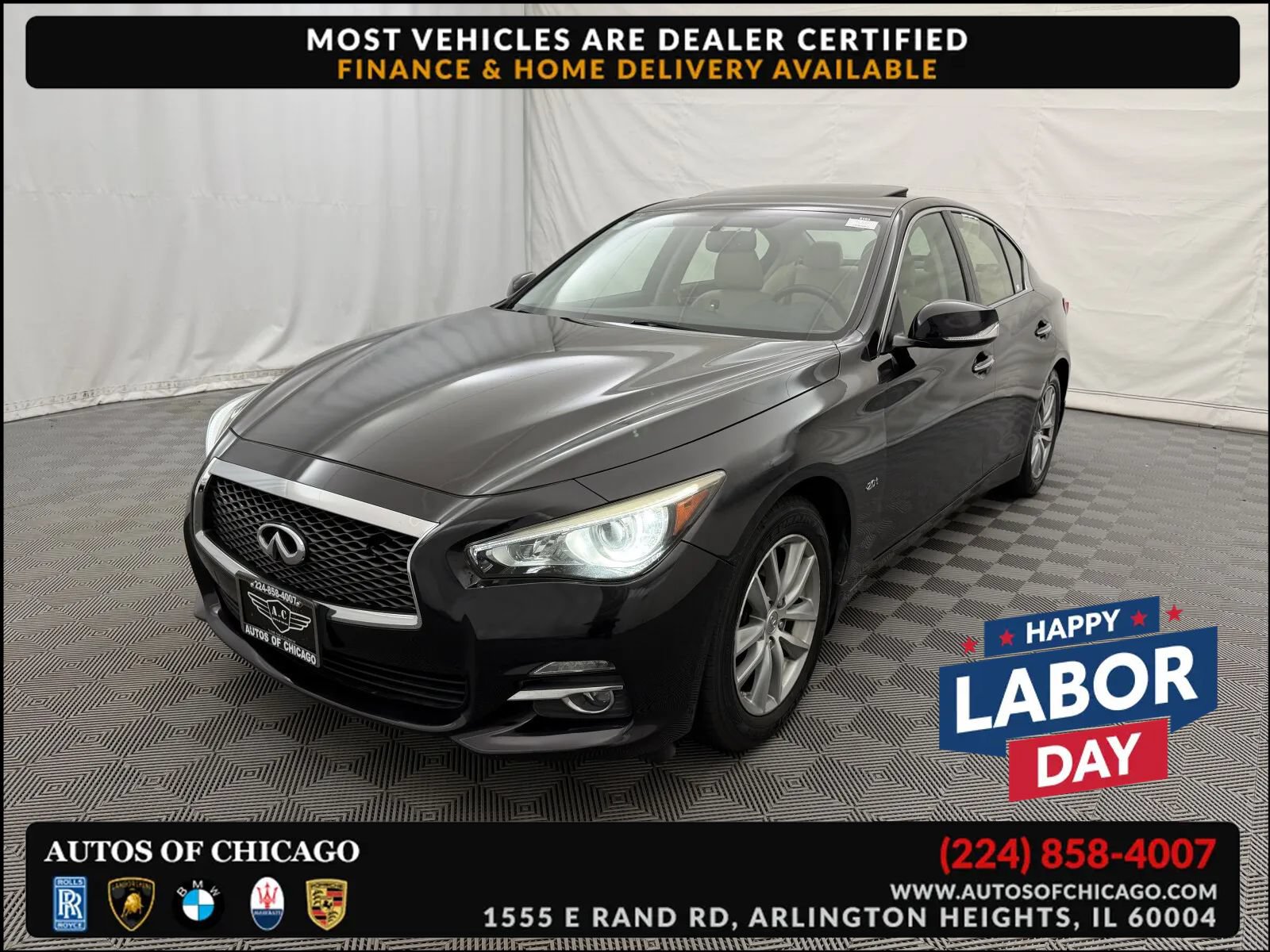 Used 2016 INFINITI Q50 Premium w/ 2.0T Premium Plus Package