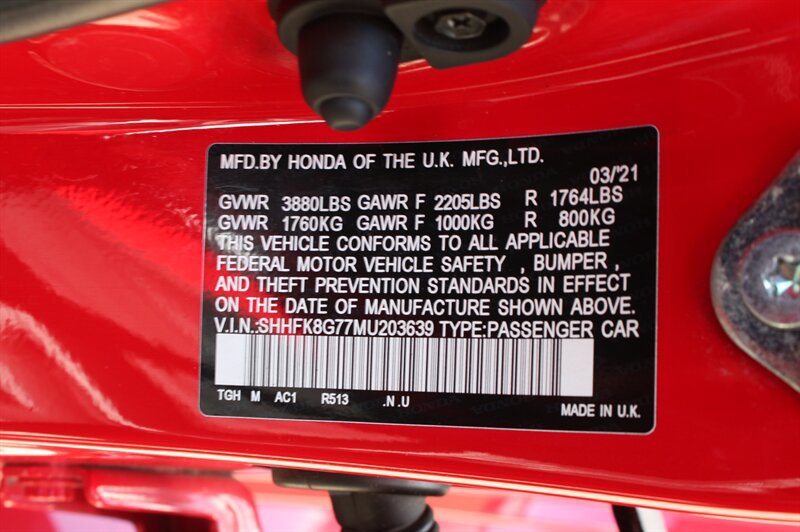 Used 2021 Honda Civic Type R image 28