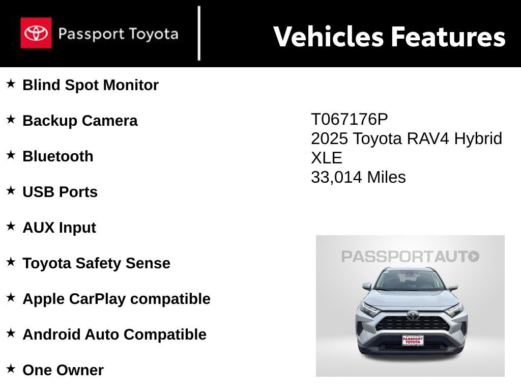 Used 2025 Toyota RAV4 XLE AWD/4WD image 10