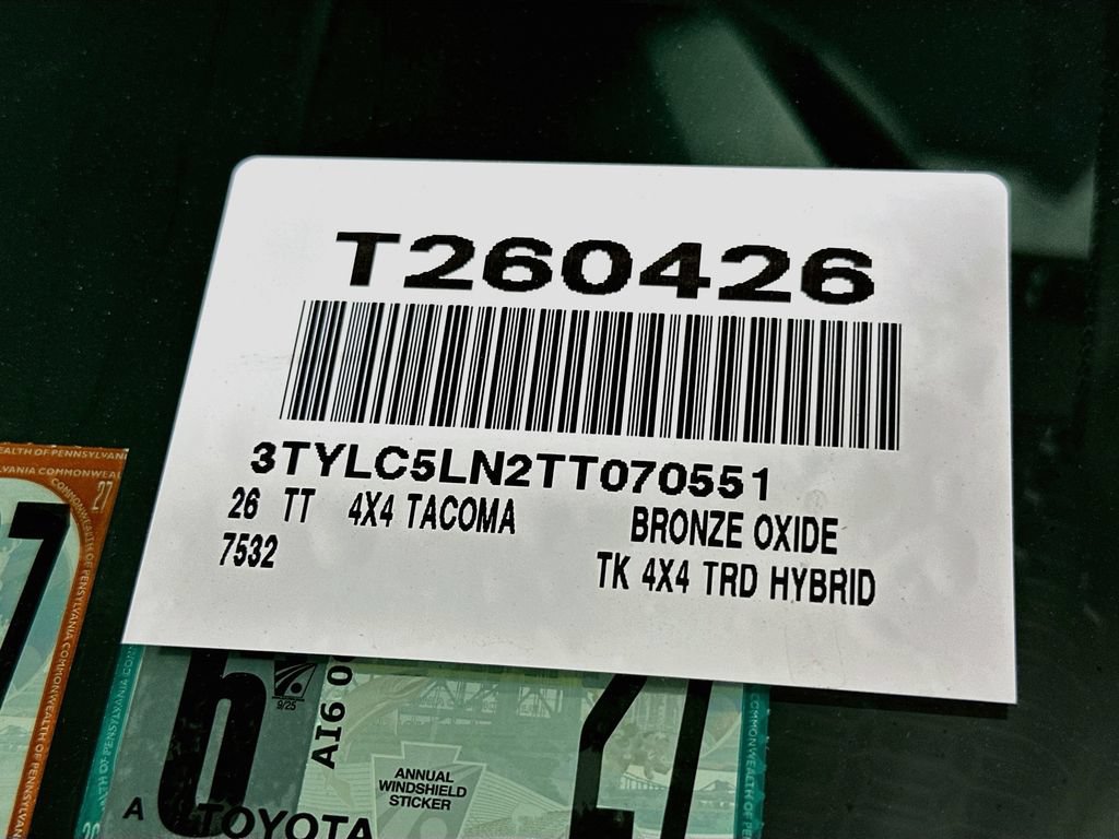 New 2026 Toyota Tacoma TRD Off-Road AWD/4WD image 16