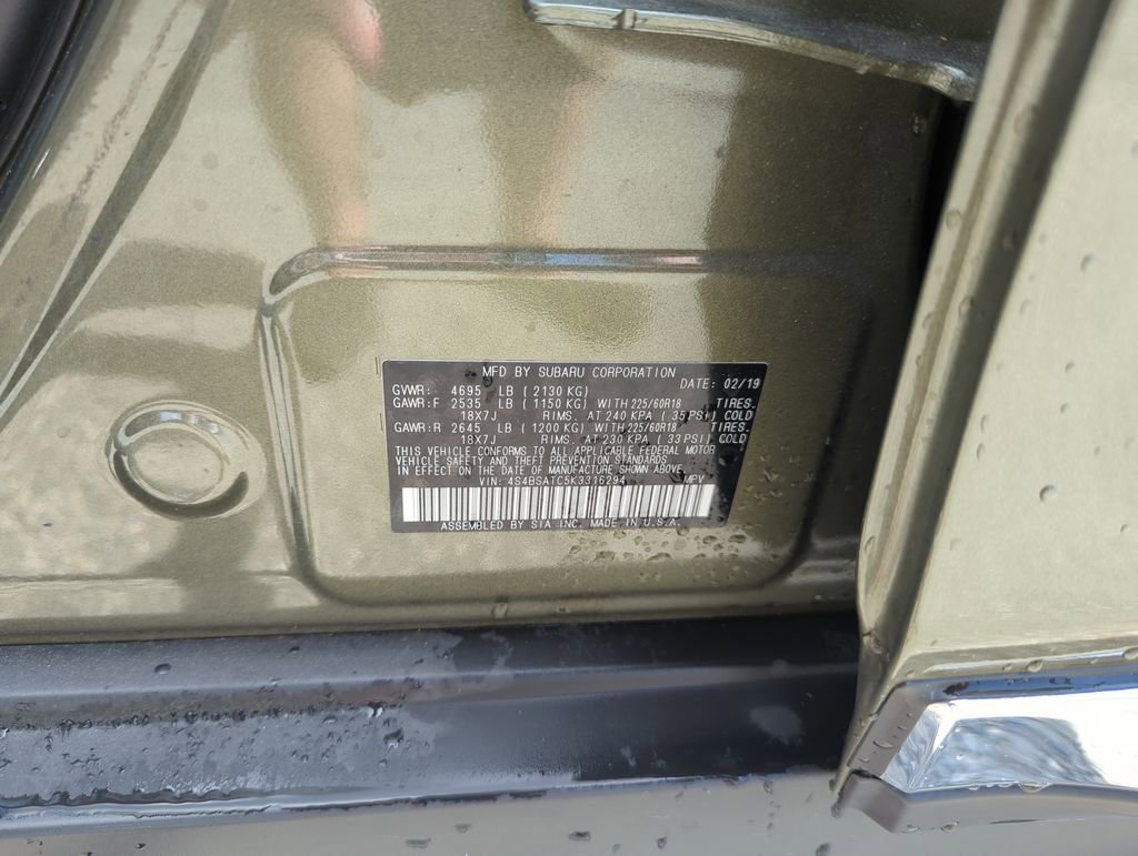 Used 2019 Subaru Outback 2.5i Touring w/ Popular Package #3A image 46