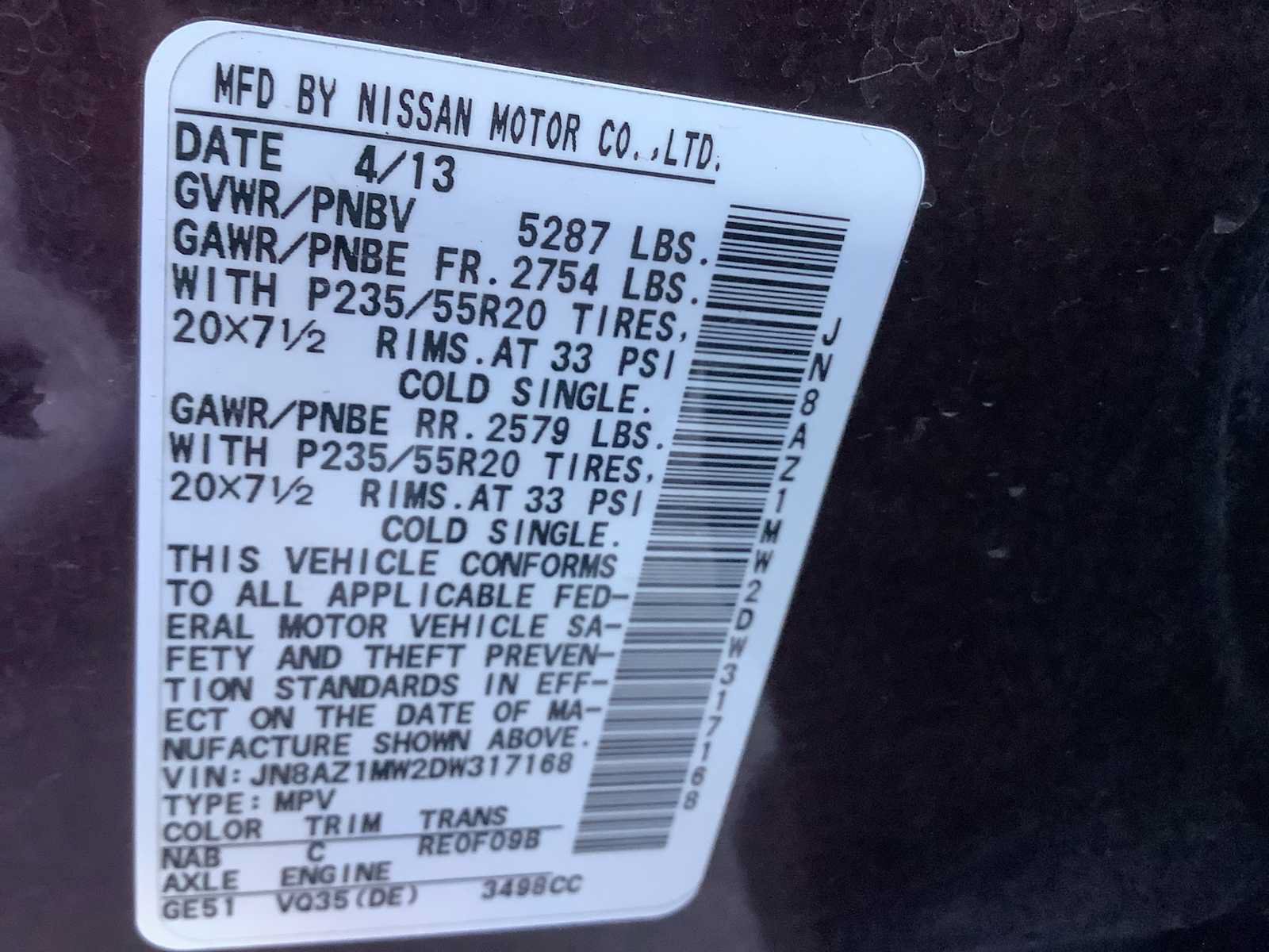 Used 2013 Nissan Murano LE w/ Platinum Pkg AWD/4WD image 21