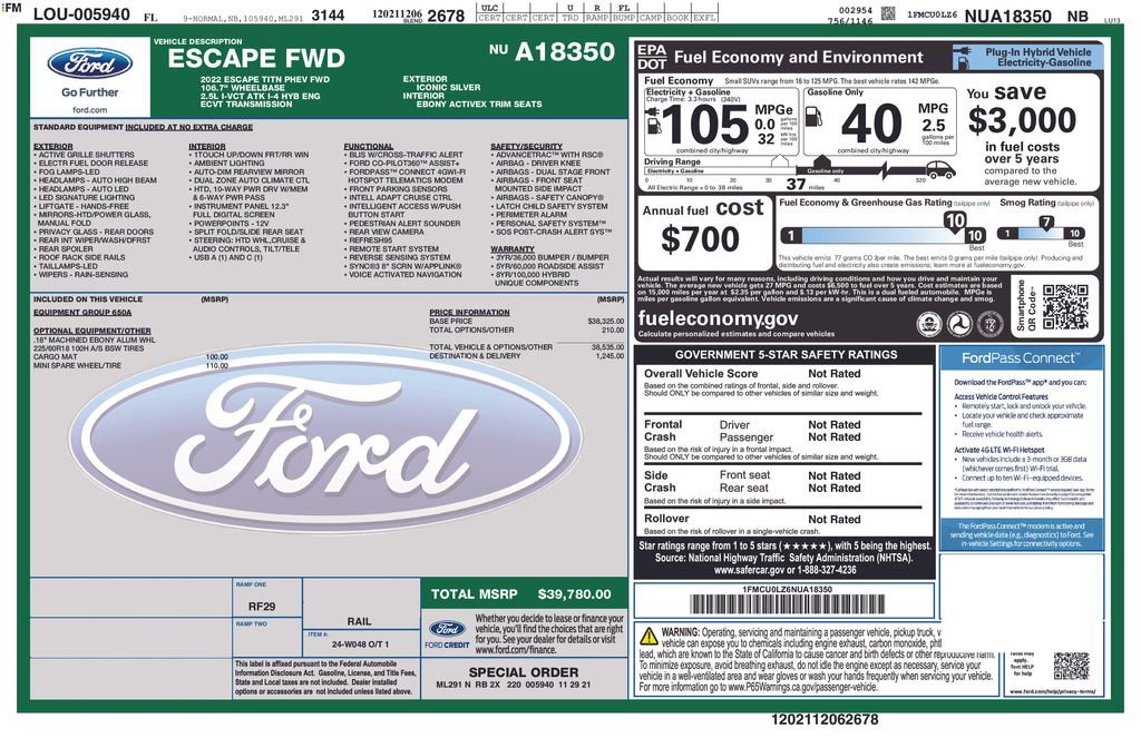 Certified 2022 Ford Escape Titanium image 8