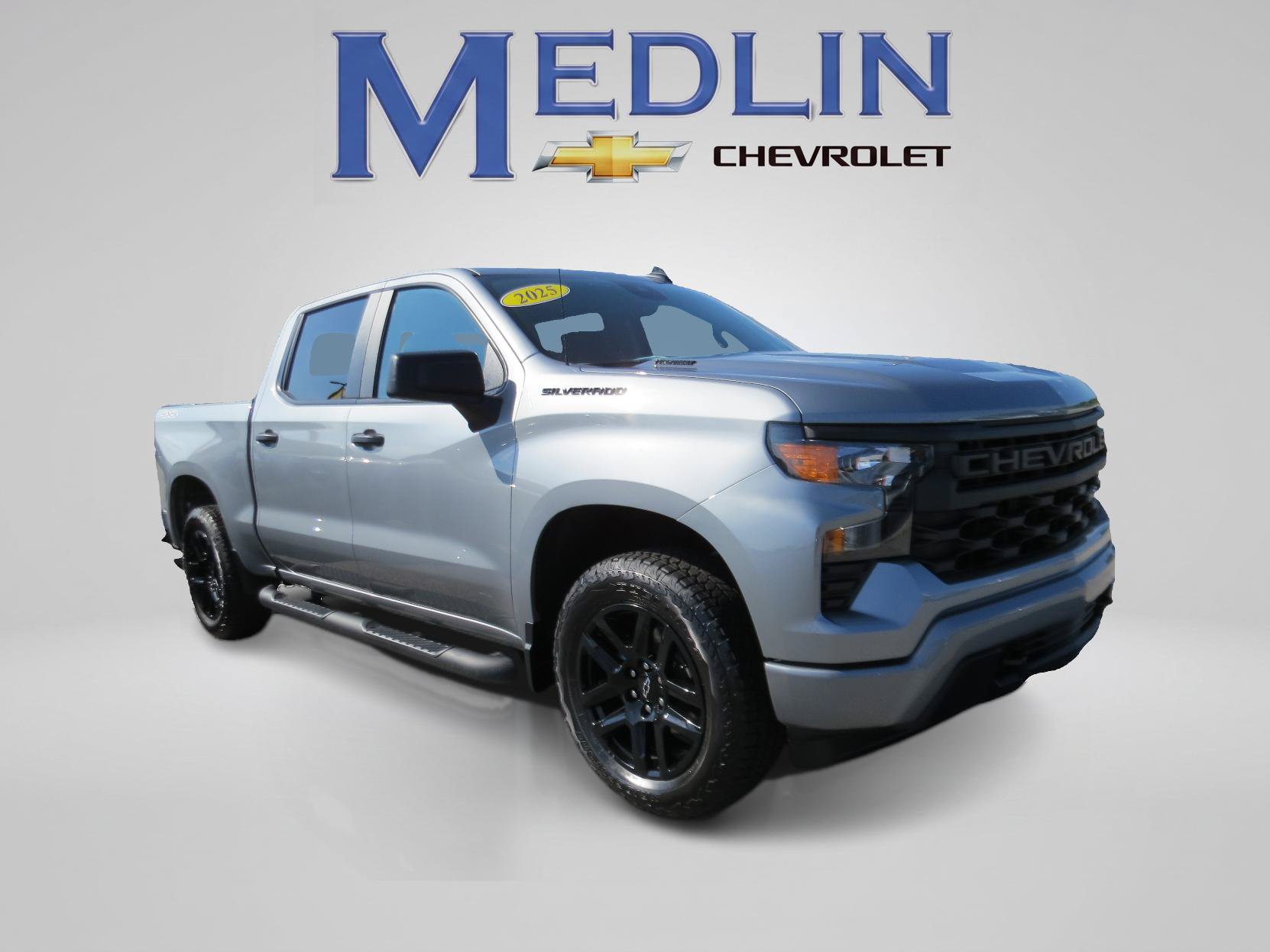 Used 2025 Chevrolet Silverado 1500 Custom w/ Turbomax Blackout Package AWD/4WD video 1