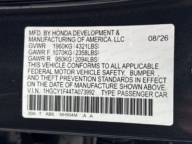 New 2026 Honda Accord SE image 20
