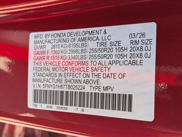 New 2026 Honda Pilot Elite image 20