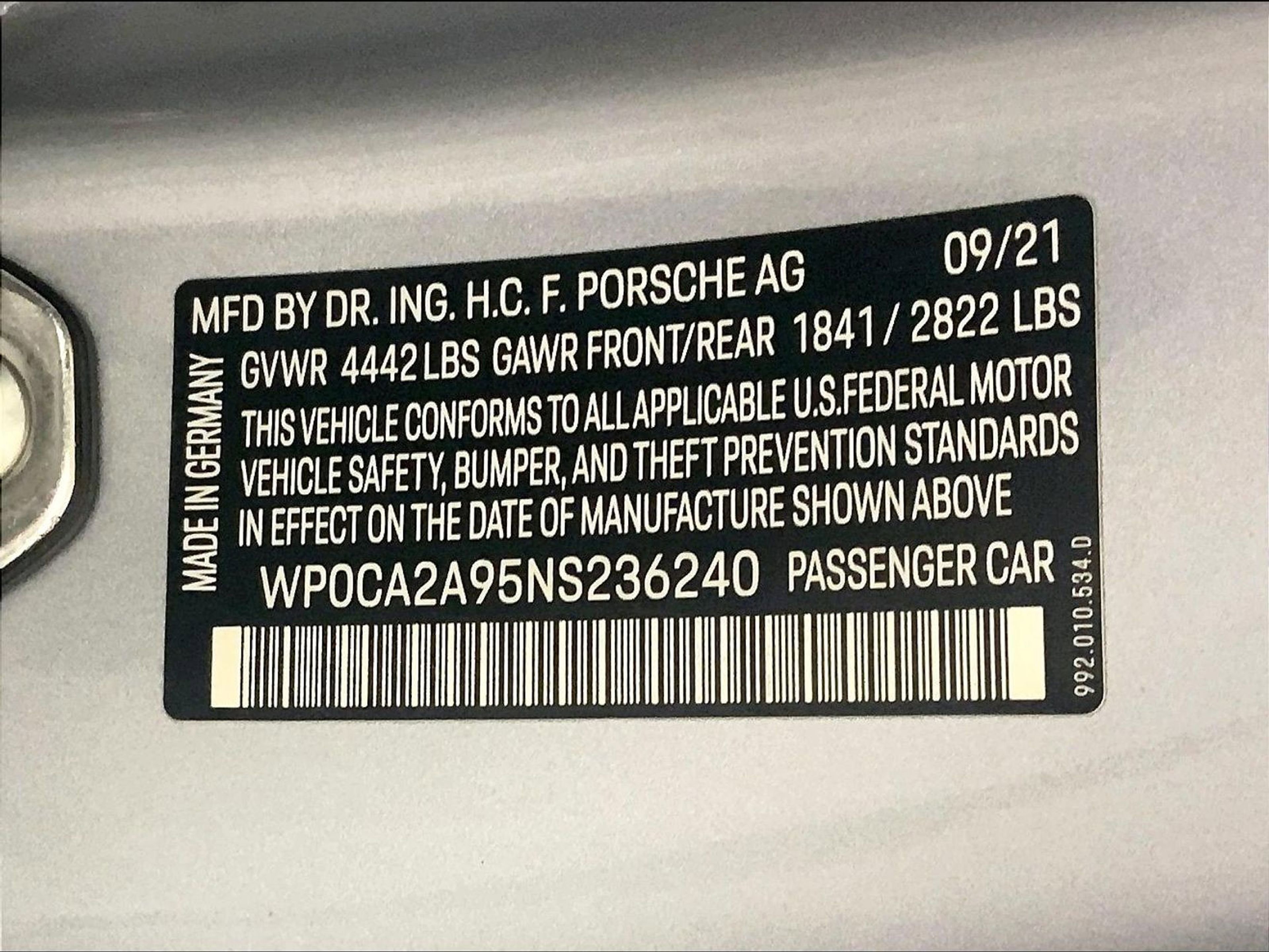 Certified 2022 Porsche 911 Carrera RWD image 27