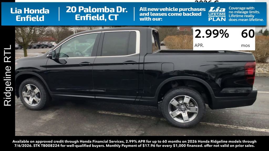 New 2026 Honda Ridgeline RTL image 6