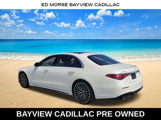 Used 2021 Mercedes-Benz S 580 4MATIC Sedan w/ AMG Line image 2