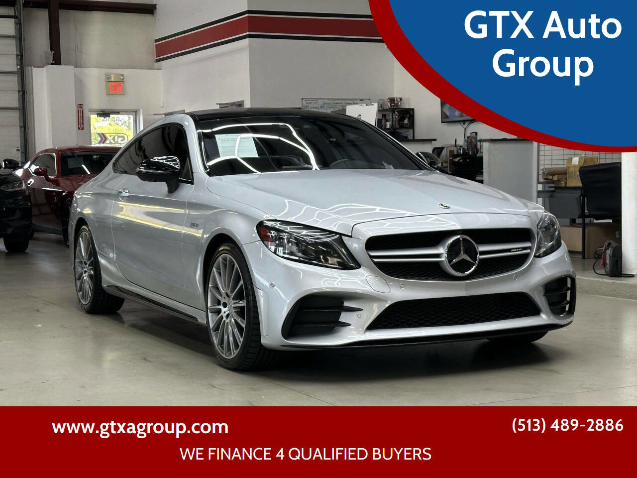 Used 2021 Mercedes-Benz C 43 AMG 4MATIC Coupe w/ Driver Assistance Package image 1
