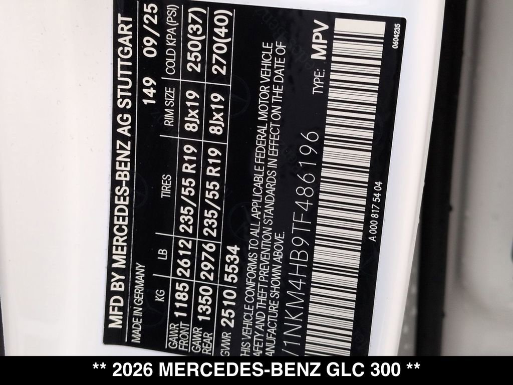 Certified 2026 Mercedes-Benz GLC 300 4MATIC image 31