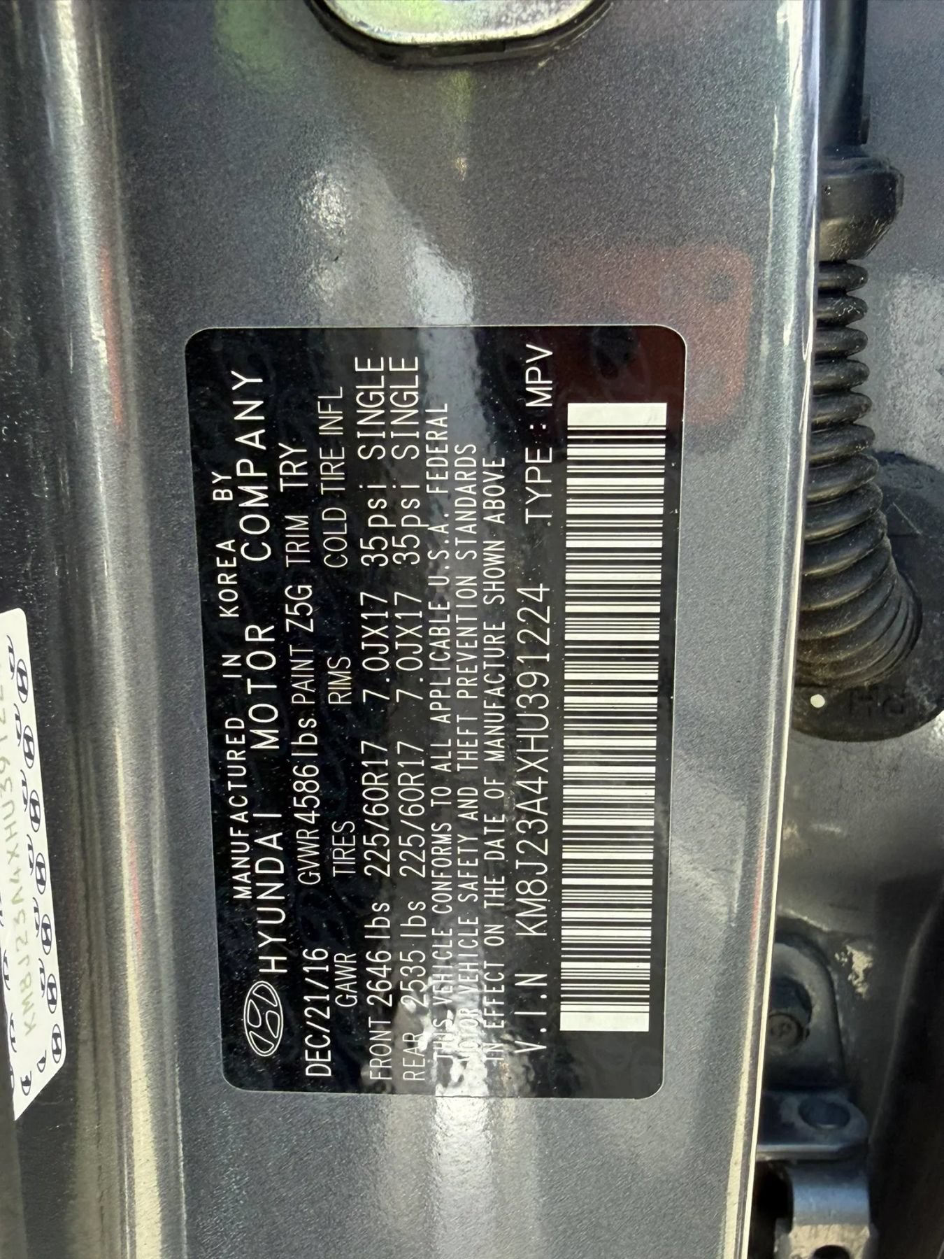 Used 2017 Hyundai Tucson SE w/ Cargo Package FWD image 27