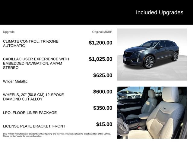 Used 2021 Cadillac XT5 Sportv w/ LPO, Floor Liner Package AWD/4WD image 5