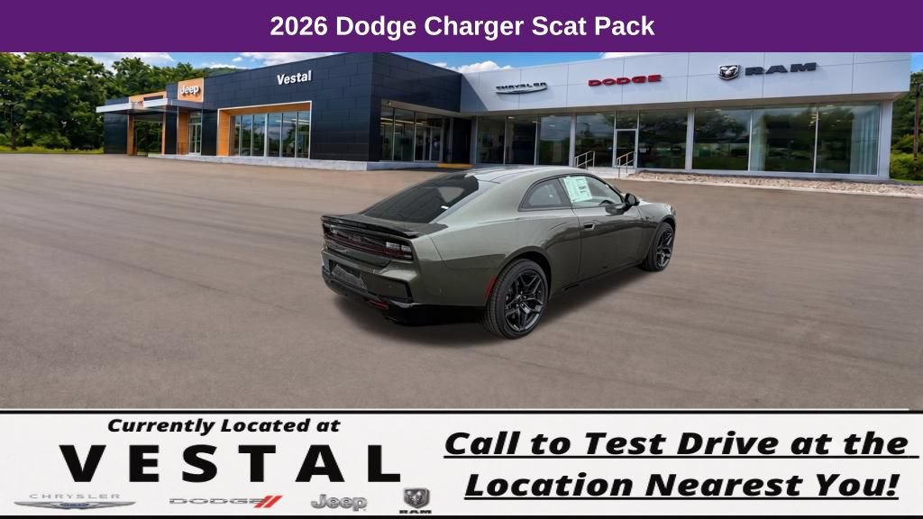 New 2026 Dodge Charger Scat Pack w/ Blacktop Package AWD/4WD image 12