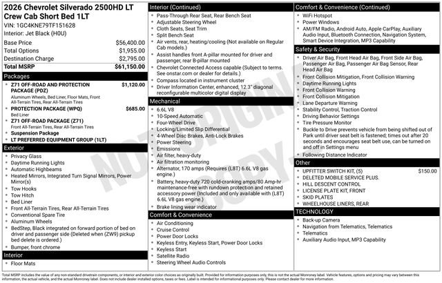 Used 2026 Chevrolet Silverado 2500 LT AWD/4WD image 20