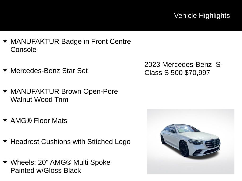 Used 2023 Mercedes-Benz S 500 4MATIC image 8