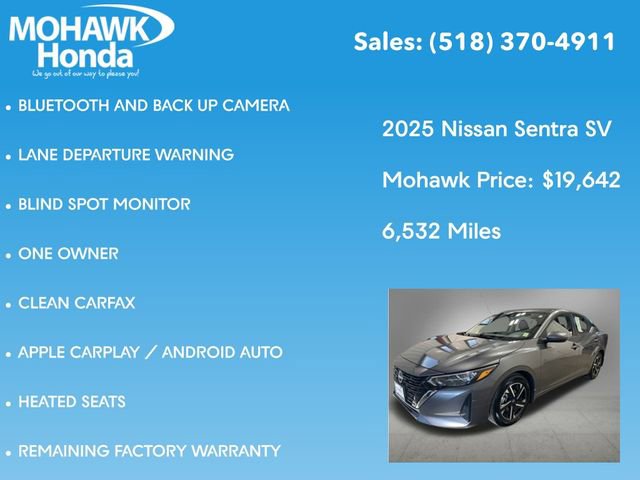 Used 2025 Nissan Sentra SV w/ All-Weather Package image 7