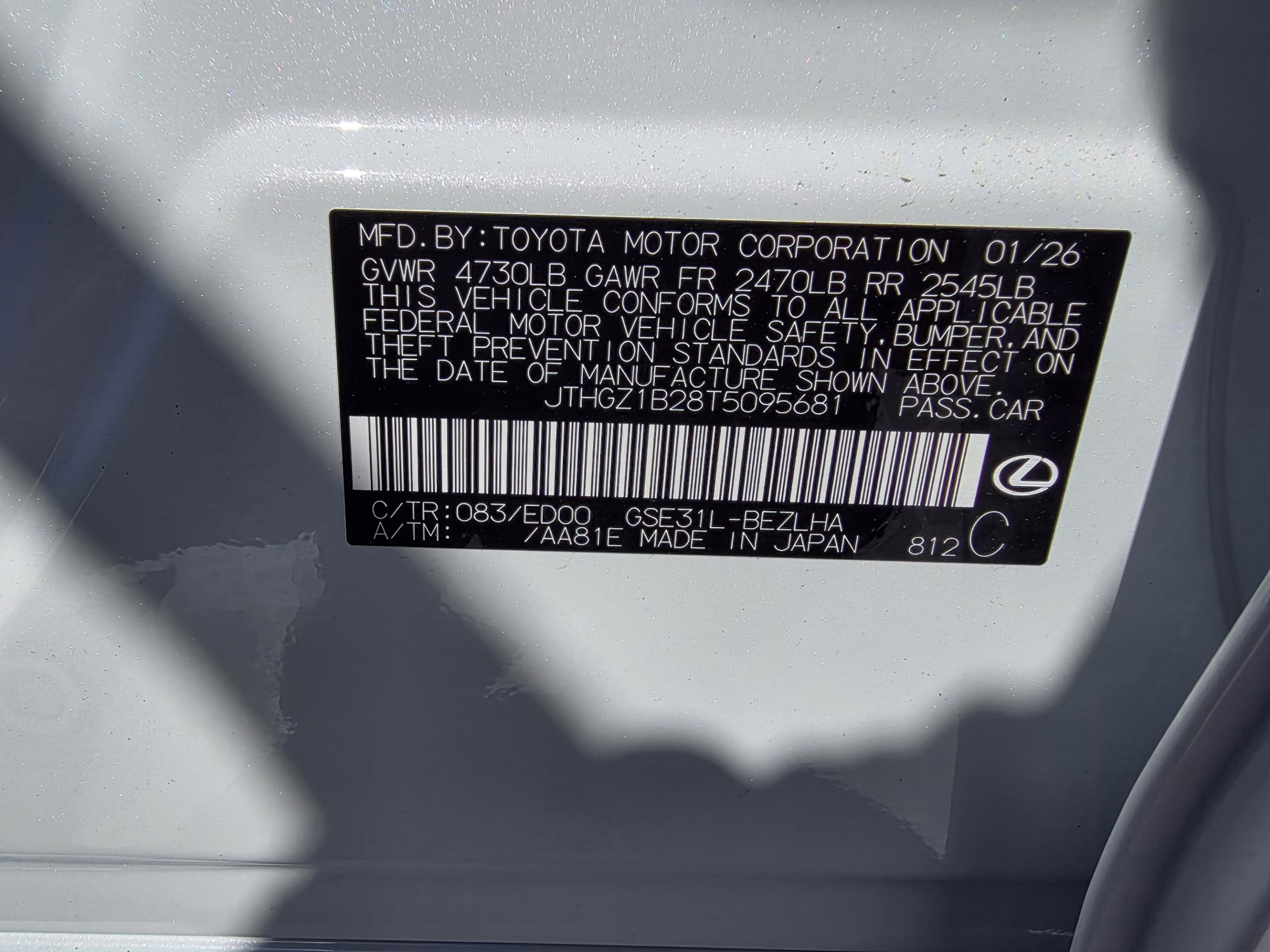 New 2026 Lexus IS 350 F Sport image 29