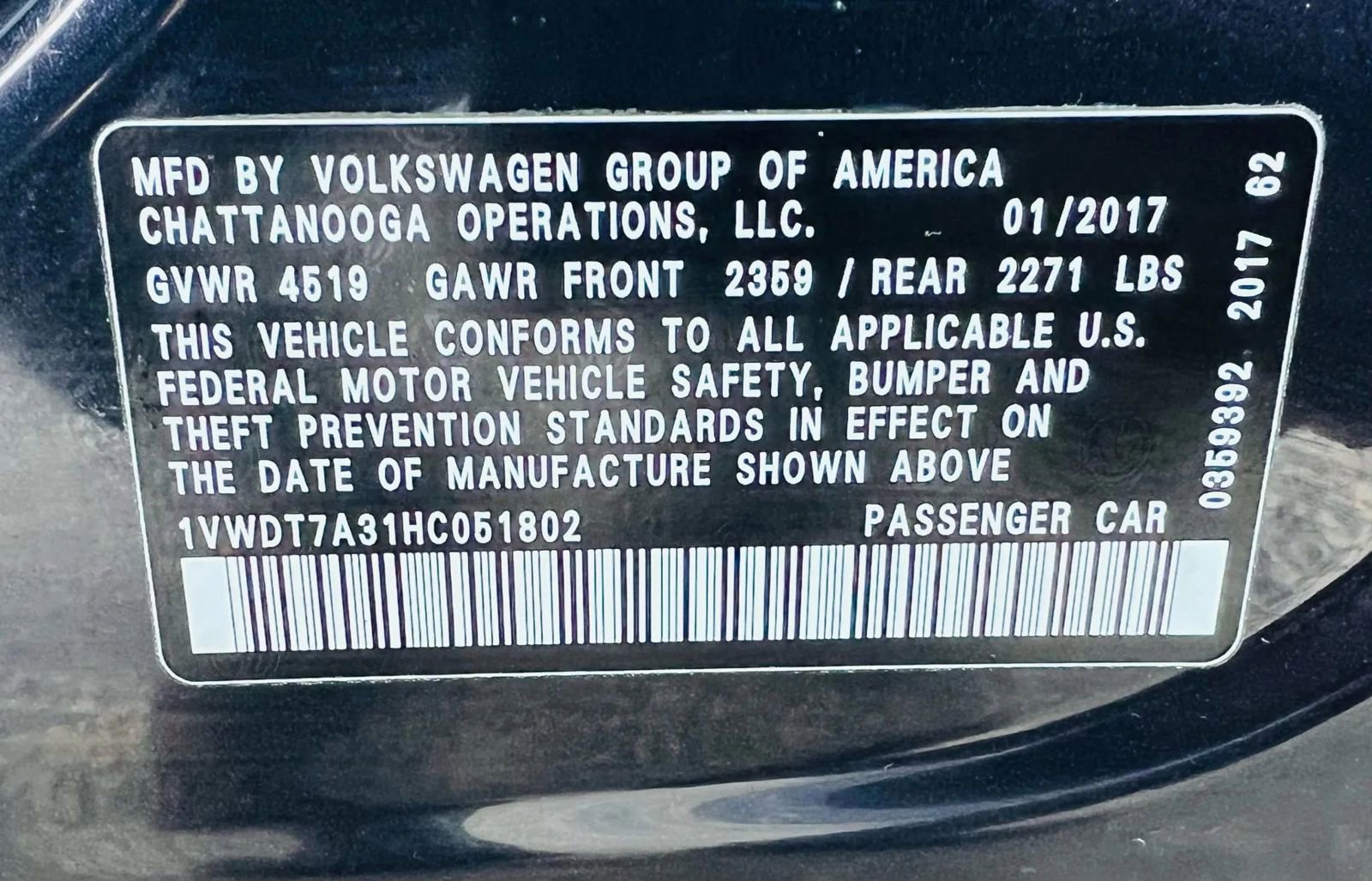 Used 2017 Volkswagen Passat 1.8T R-Line FWD image 32
