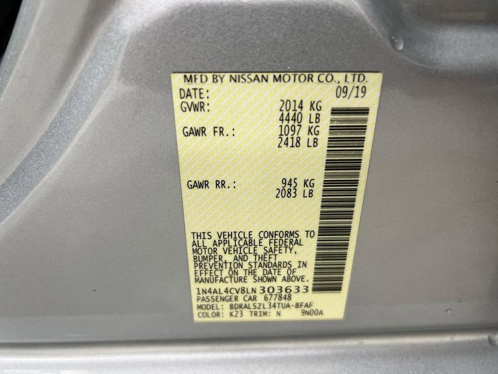 Used 2020 Nissan Altima 2.0 SR image 28