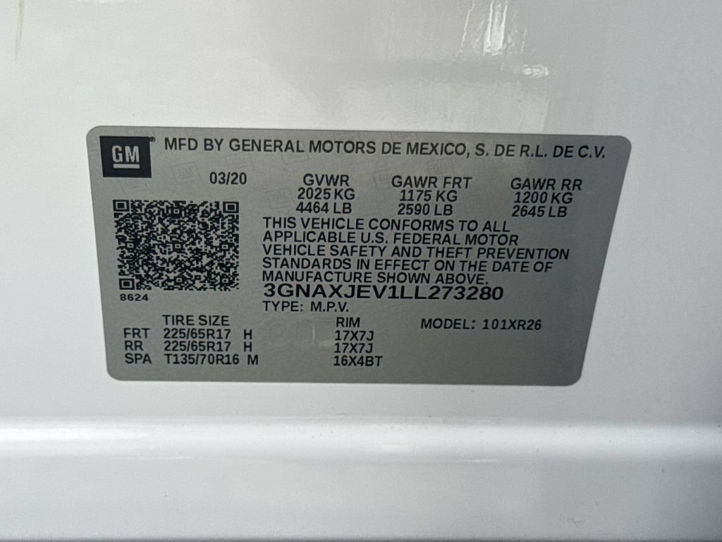 Certified 2020 Chevrolet Equinox LT w/ Driver Convenience Package FWD image 36