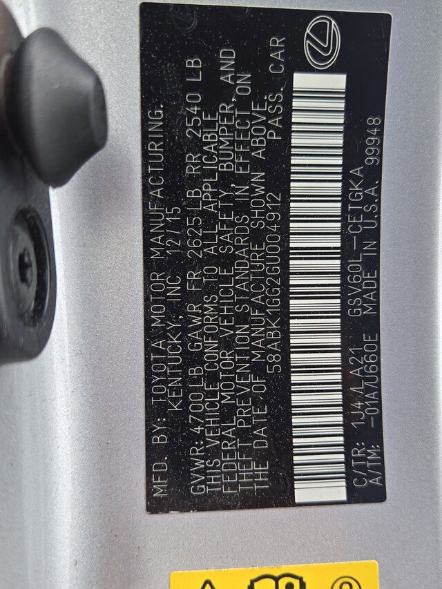 Used 2016 Lexus ES 350 w/ Navigation System Package image 28