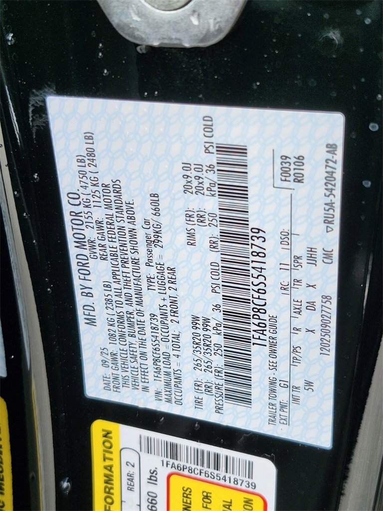 New 2025 Ford Mustang GT Premium image 28